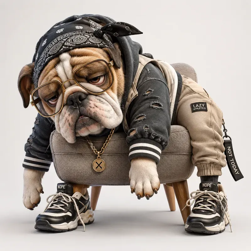 Sad Lazy Dog Streetwear Characters