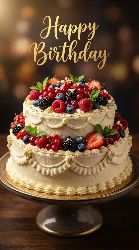 Realistic Birthday Food Photography