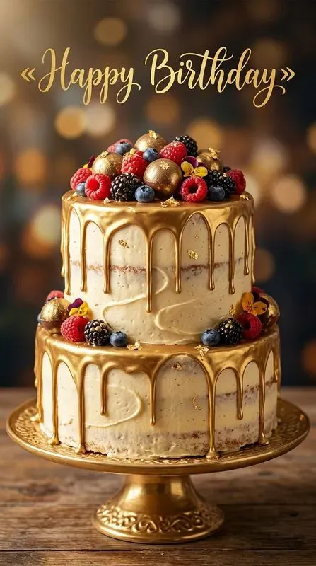 Realistic Birthday Food Photography