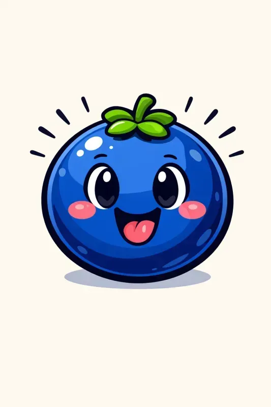 Cute Cartoon Fruit Characters