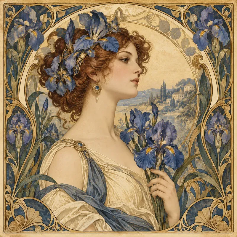 Vintage Art Nouveau Poster Generator