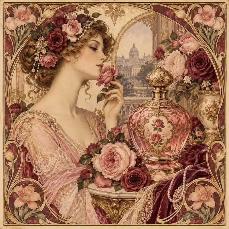 Vintage Art Nouveau Poster Generator