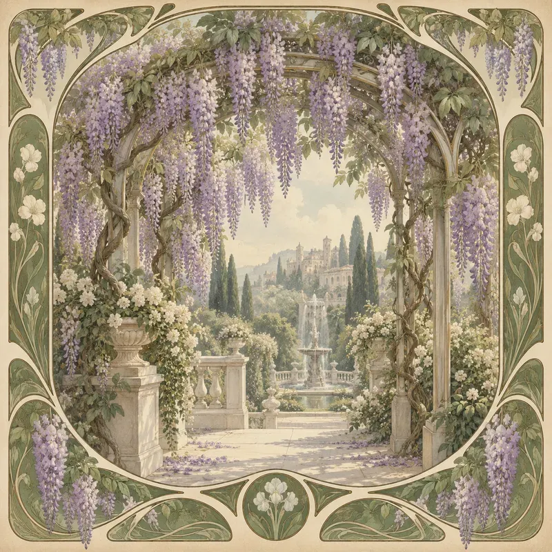 Vintage Art Nouveau Poster Generator