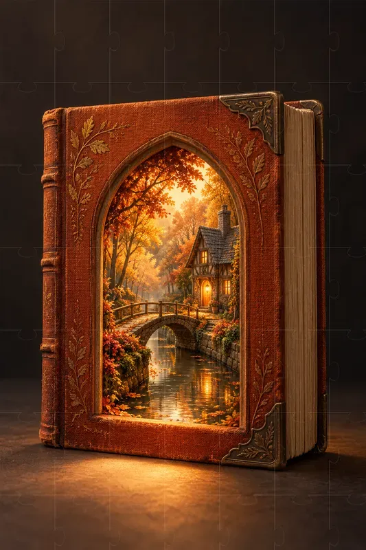 Enchanted Book Doorway Posters