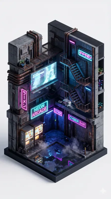 Isometric 3D Dioramas