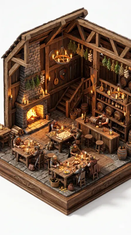 Isometric 3D Dioramas
