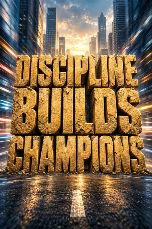 3D Stone Motivation Posters