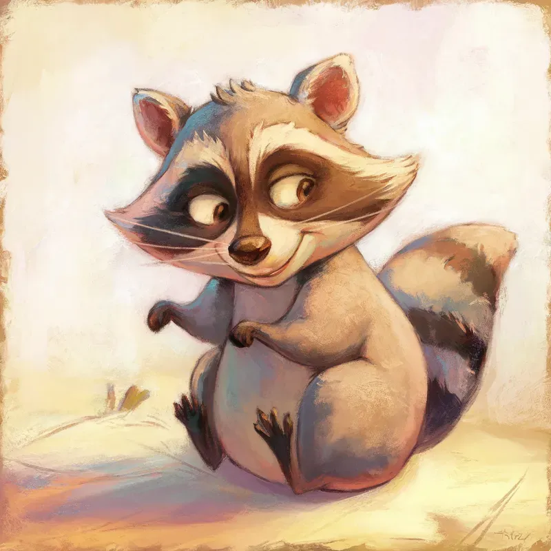 Whimsical Pastel Animal Portraits