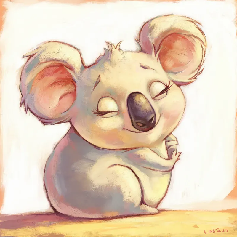 Whimsical Pastel Animal Portraits