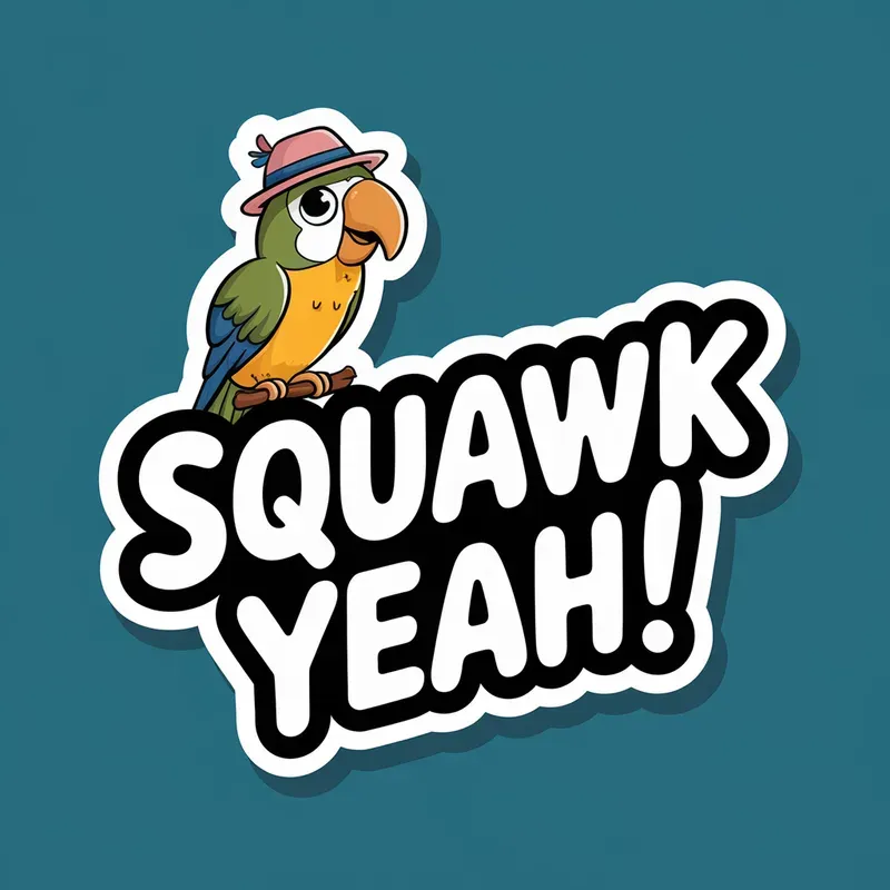 Cute Changeable Text Stickers