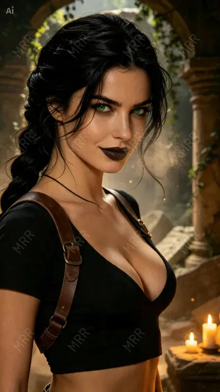 Adventurous Ruin Explorer Portraits
