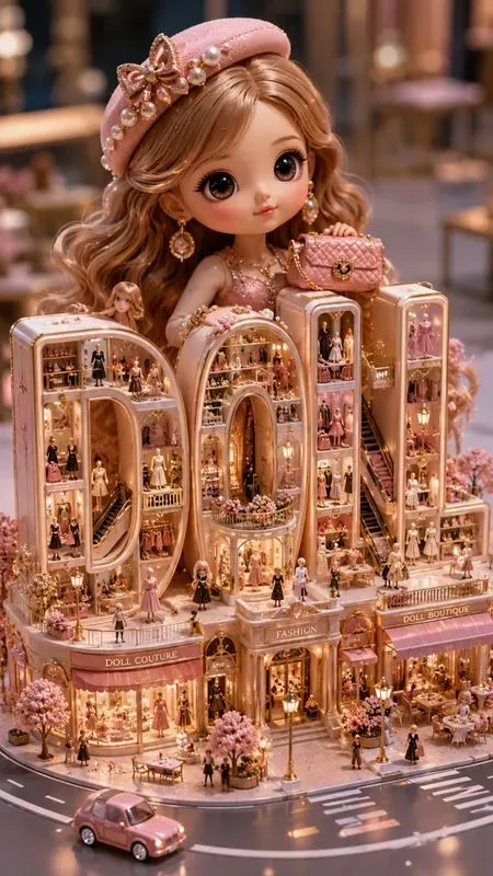 Miniature Toy World Typographies