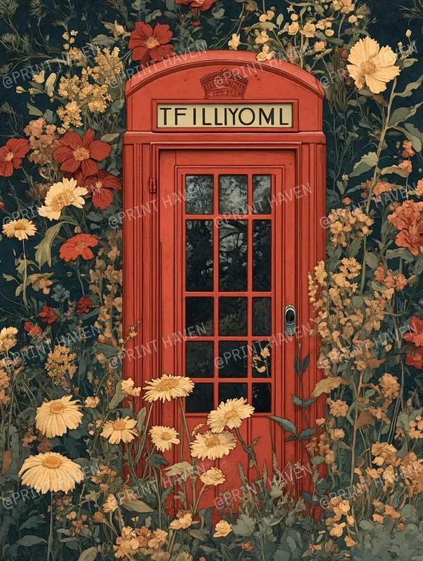 Antique Floral Beauty Papers Wall Art