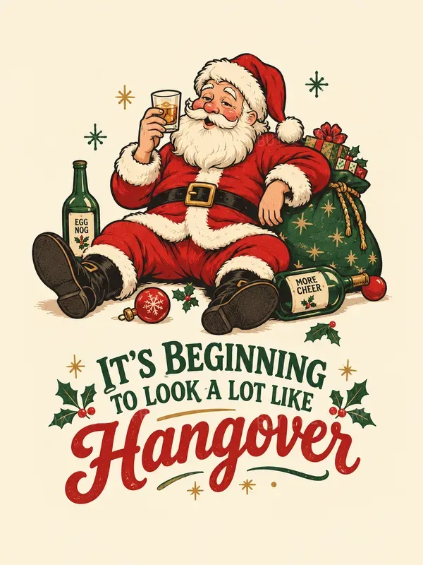 Xmas Witty Wordsmiths Tshirt Prints