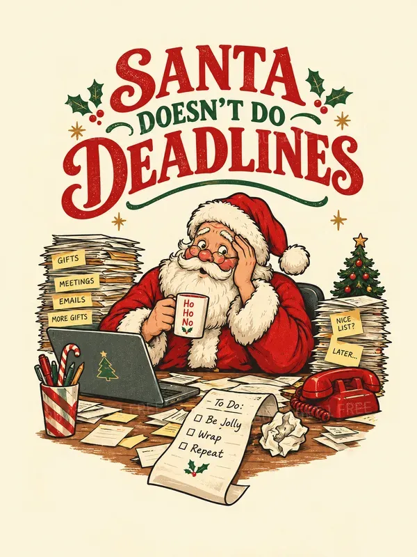 Xmas Witty Wordsmiths Tshirt Prints
