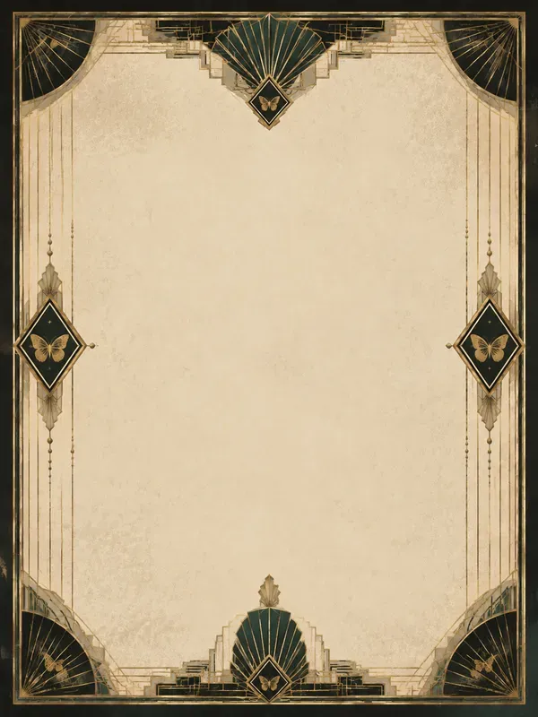 Art Deco Junk Journal Page Generator