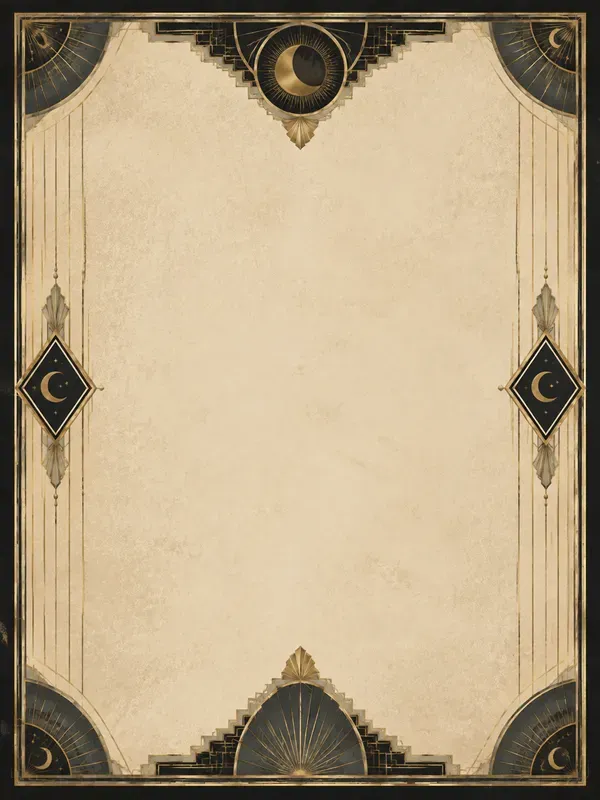 Art Deco Junk Journal Page Generator