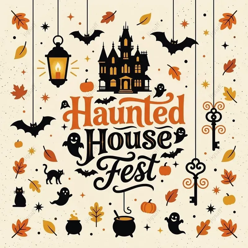 Retro Halloween Vector Typographies