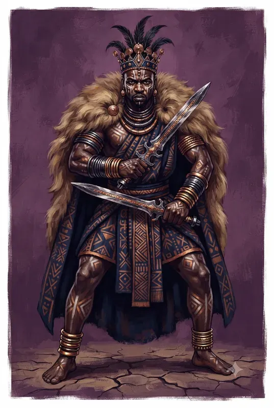 African Golden Age Warrior Illustrations