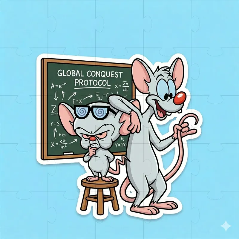 90s Character Sticker Designs