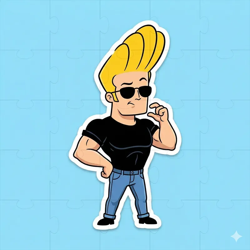 90s Character Sticker Designs