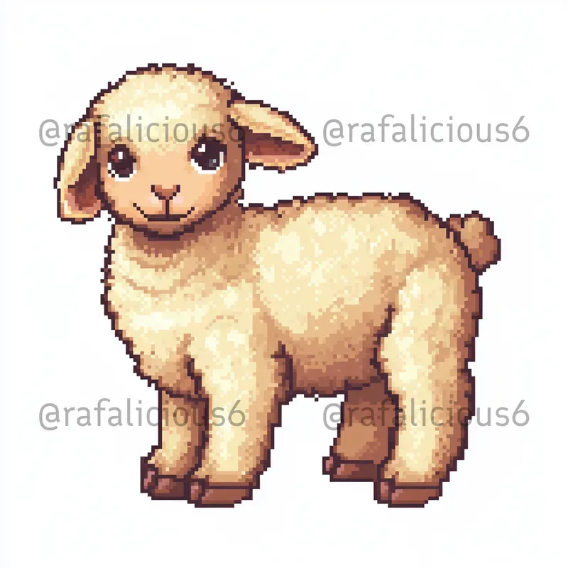 8bit Pixel Art Easter Cliparts