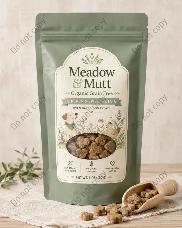 Pet Treat Pouch Mockups