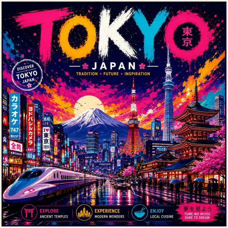 Vibrant Pop Art Travel Poster Kits