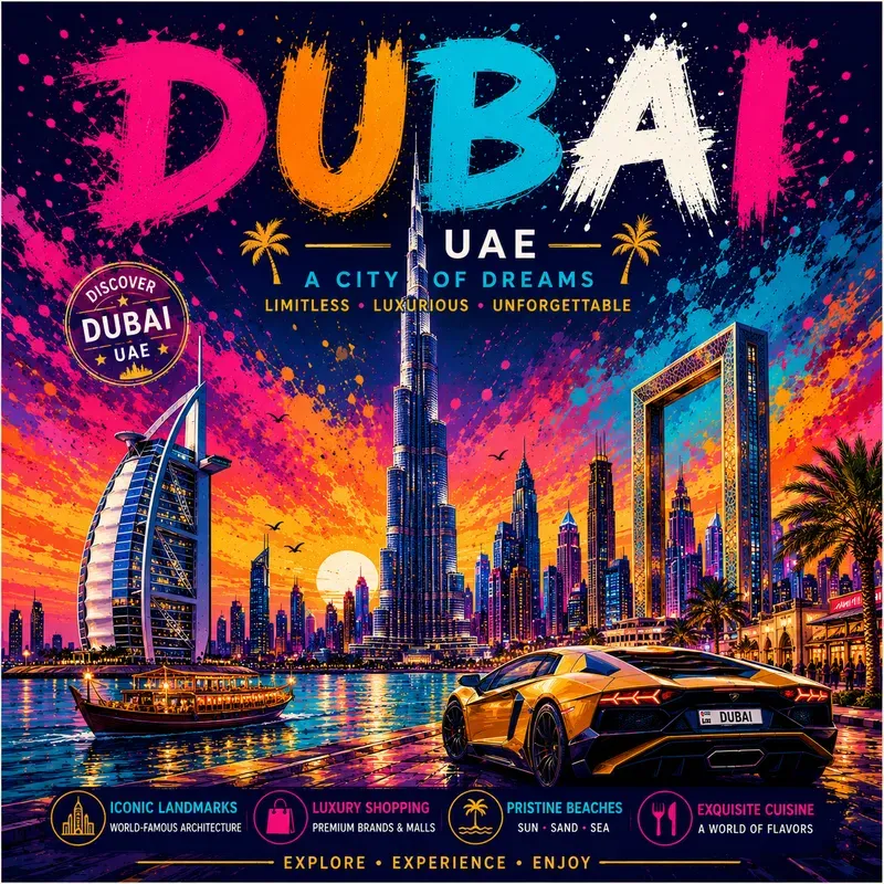 Vibrant Pop Art Travel Poster Kits