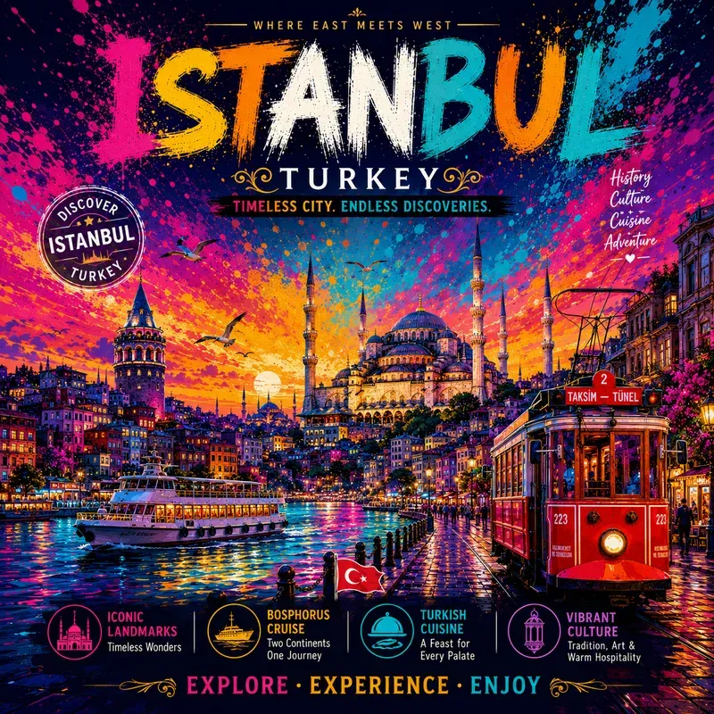 Vibrant Pop Art Travel Poster Kits