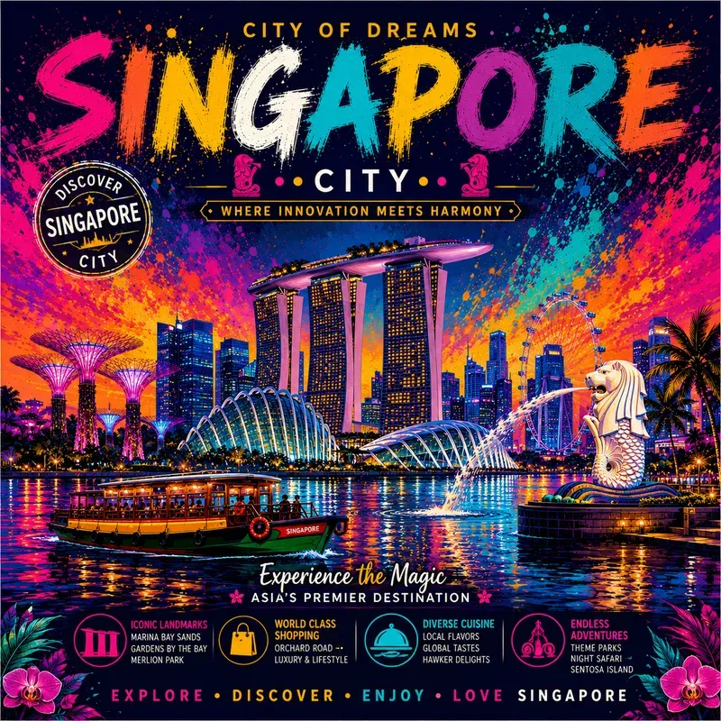 Vibrant Pop Art Travel Poster Kits