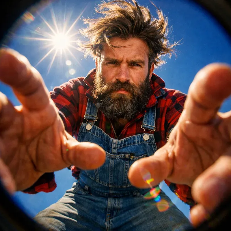 Dynamic Lowangle Fisheye Portraits