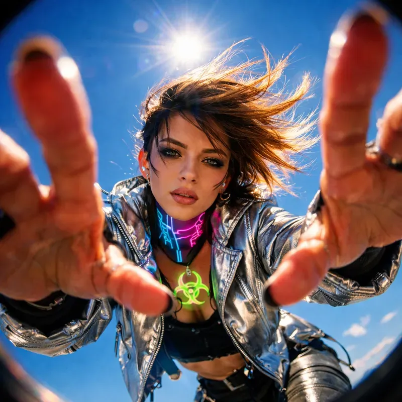 Dynamic Lowangle Fisheye Portraits
