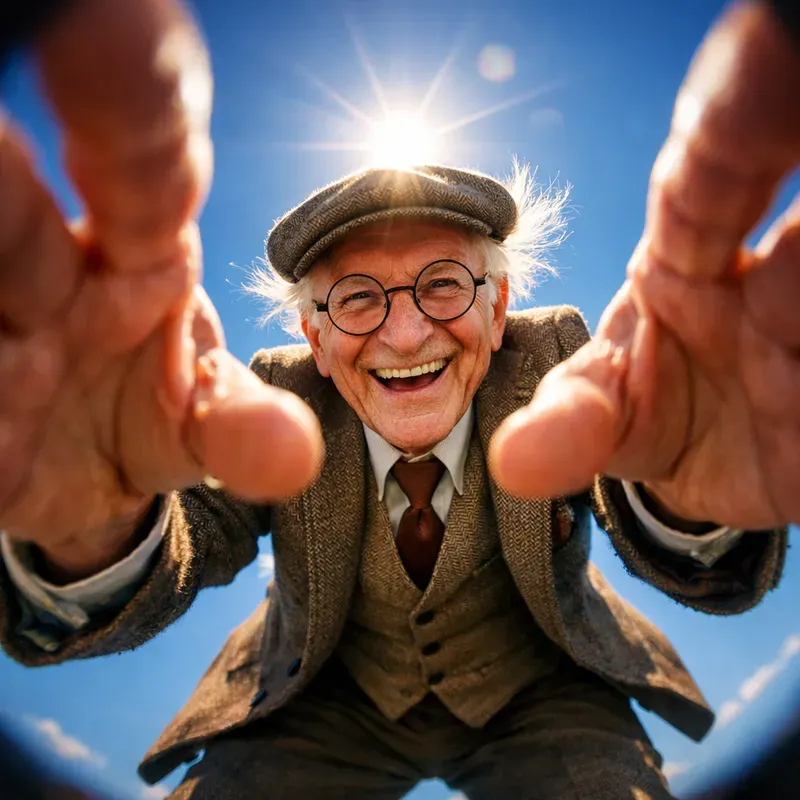 Dynamic Lowangle Fisheye Portraits