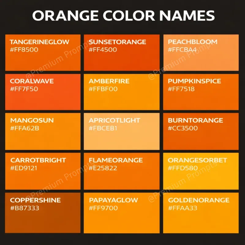 Color Swatches Chart Poster Generator