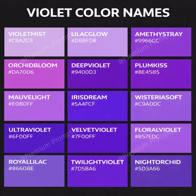 Color Swatches Chart Poster Generator