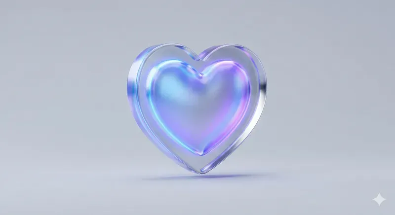 Glassmorphism 3D Icons