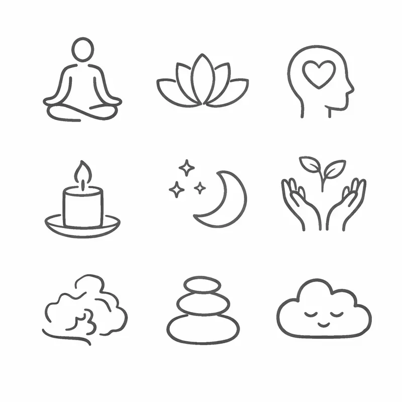 Minimalist Handdrawn Icon Systems
