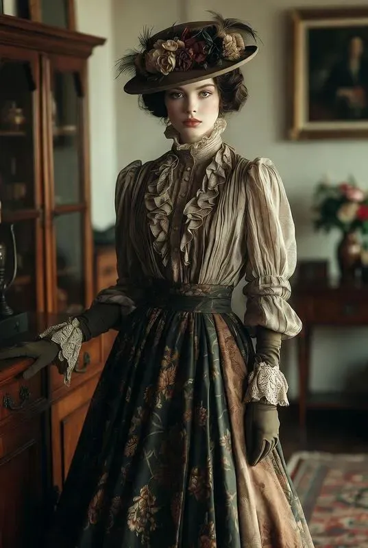 Elegant Indoor Fashion Portraits