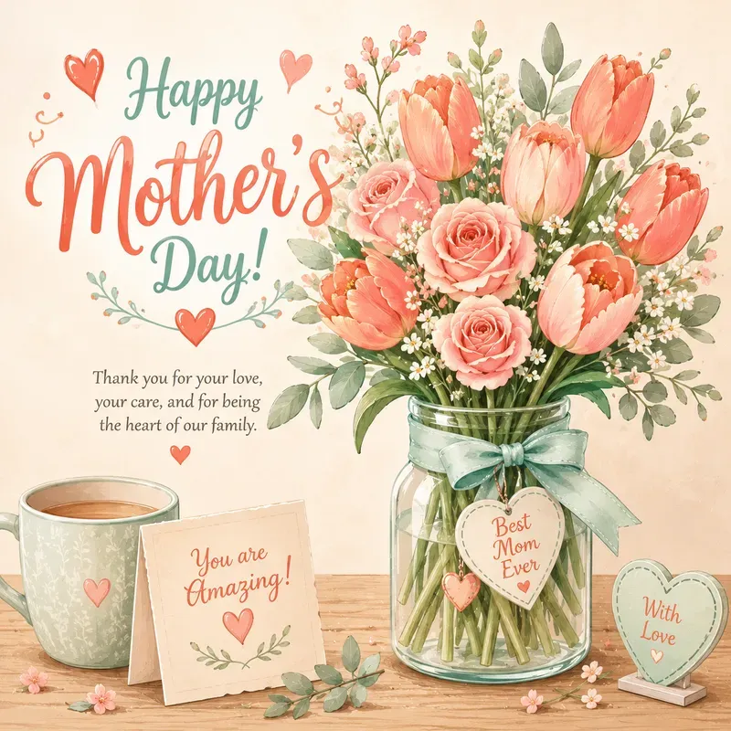 2D Mothers Day Card Collections