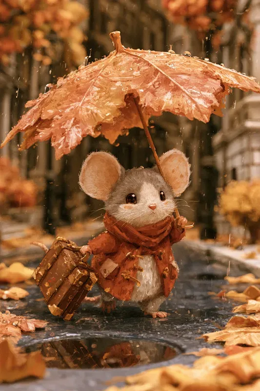 Cute Autumn Characters Art Generator