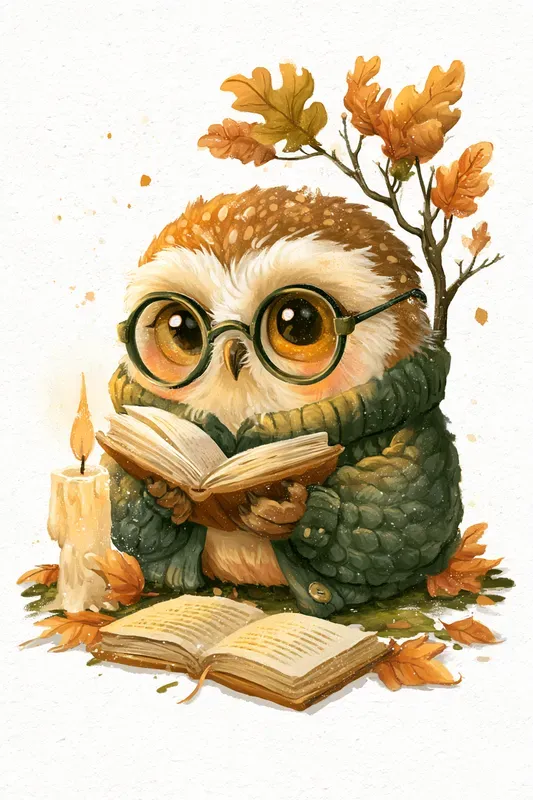 Cute Autumn Characters Art Generator