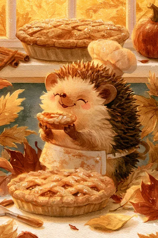 Cute Autumn Characters Art Generator