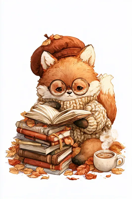 Cute Autumn Characters Art Generator