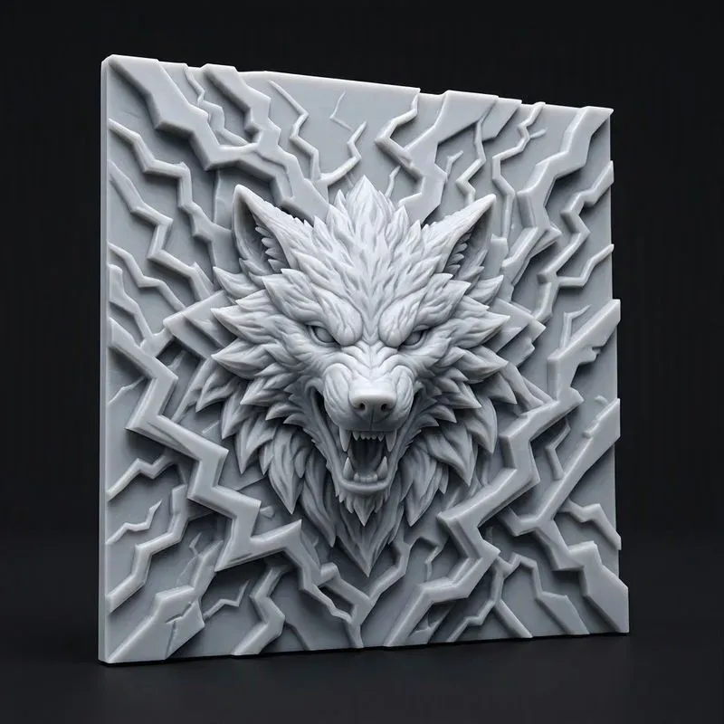 Elemental Beast Cnc Wall Panels