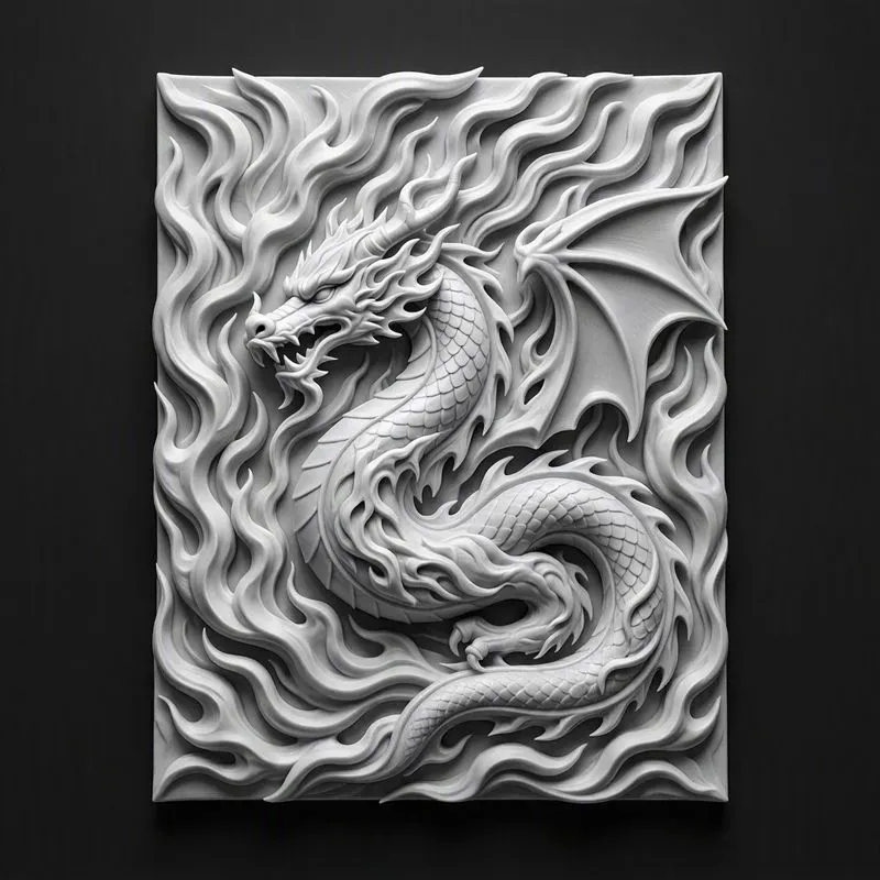 Elemental Beast Cnc Wall Panels