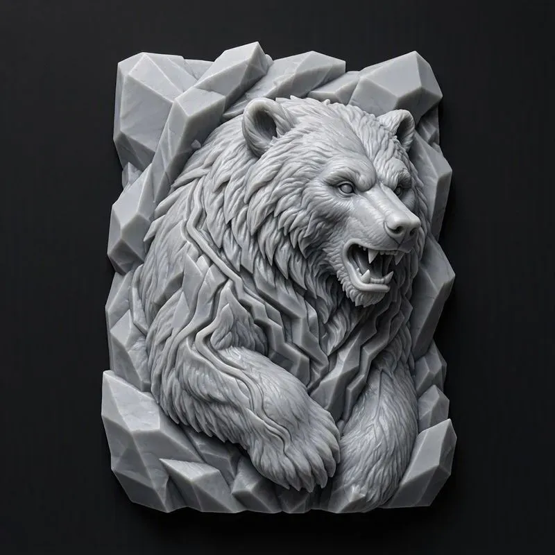 Elemental Beast Cnc Wall Panels