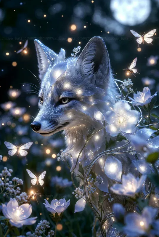 Lunar Blossom Spirit Portraits