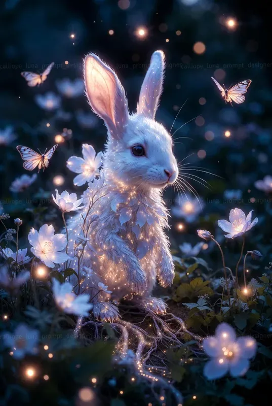 Lunar Blossom Spirit Portraits