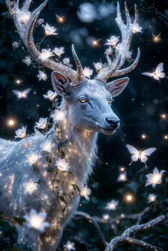 Lunar Blossom Spirit Portraits